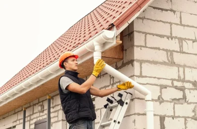 Pose et remplacement de gouttières à Wavrille